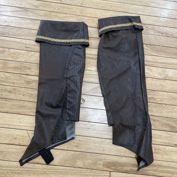 Incharacter Costume Rustic Pirate Lady XL Halloween Boots Stirups and Vest Only - Picture 15 of 16